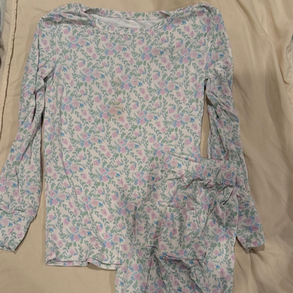 Posh Peanut Pastel Floral PJ Set